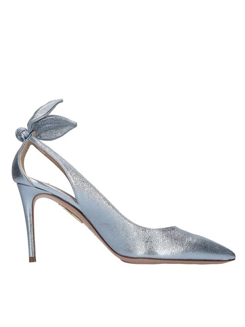 Décolleté in pelle AQUAZZURA | BOW TIE PUMP 85POOL